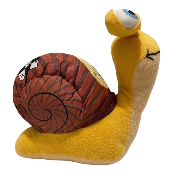 Turbo Racing Team Movie Snail Shell Stuffed Plush Kellytoy Dreamworks 2013 - Picture 1 of 6